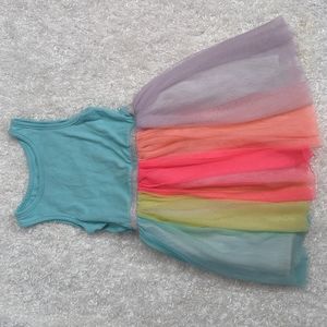 4T Rainbow TuTu Dress